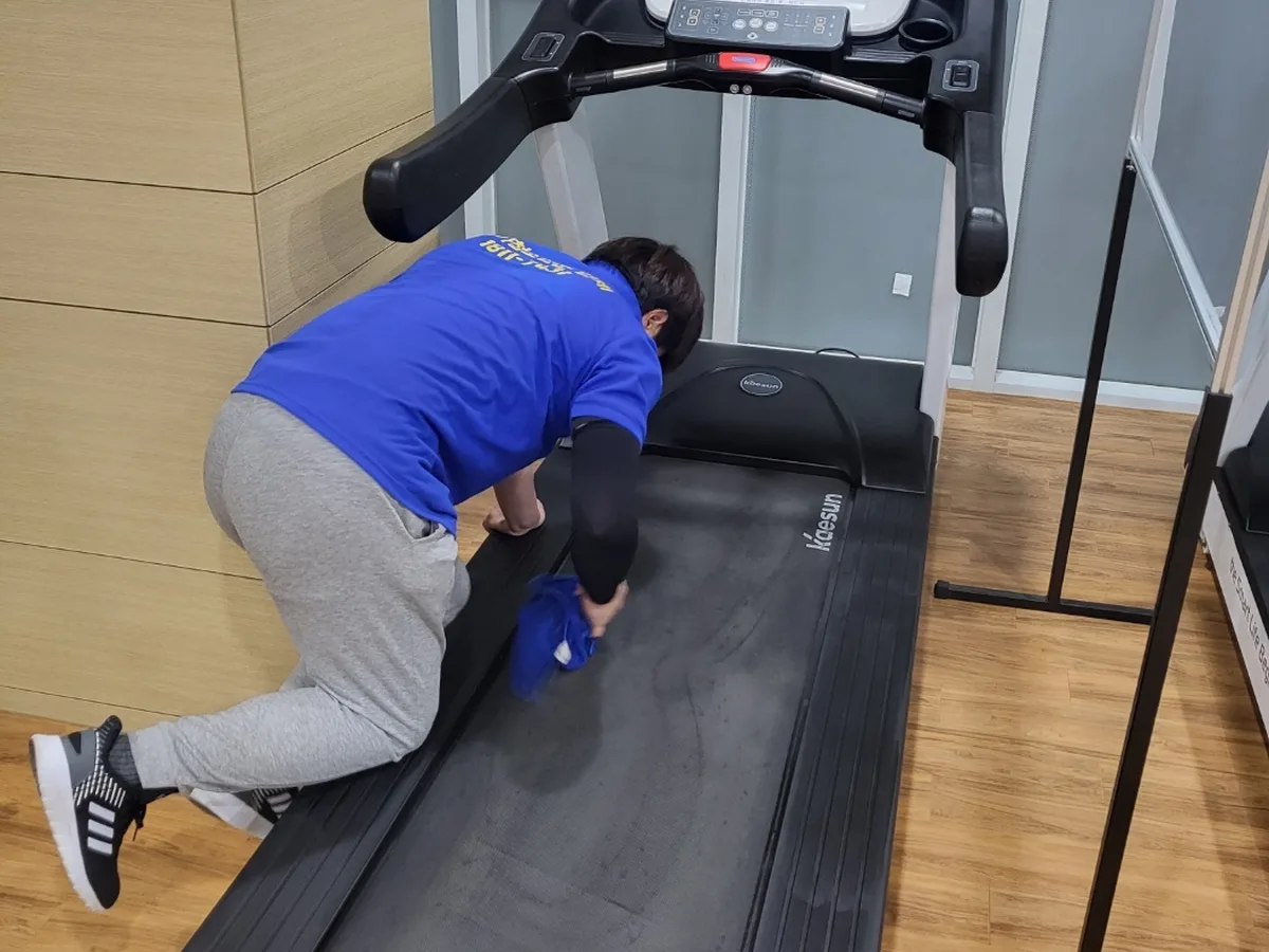 고창군 부안면 피트니스 라커 검사실 위생청소 사례 - 행진크린