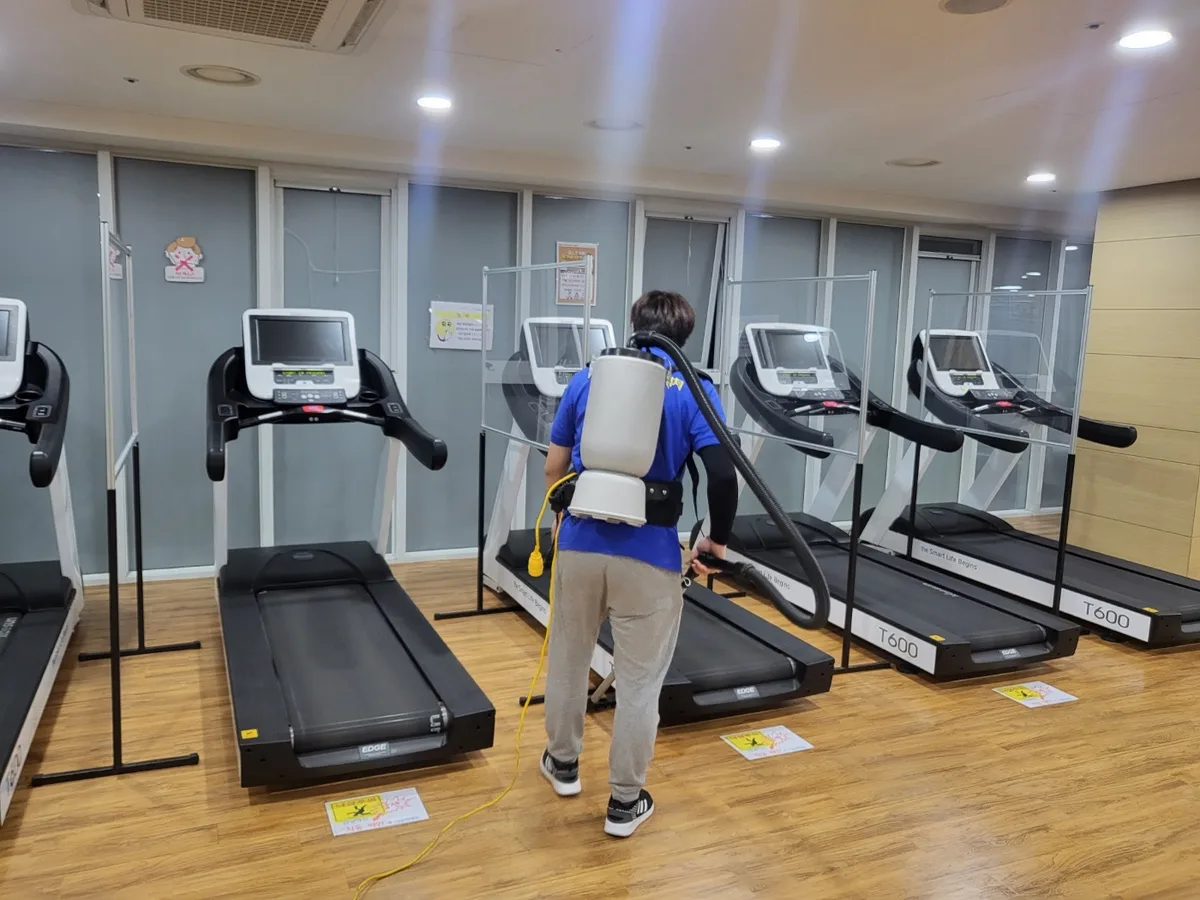 고창군 심원면 헬스장 탕비실 직원 휴게공간 위생청소 사례 - 행진크린